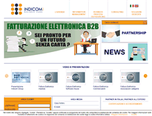 Tablet Screenshot of indicom.it